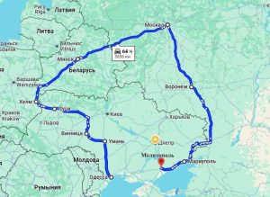 Маршрут руху Одеса-Мелітополь від Cremia-bus через Польщу